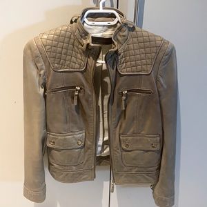 Zara 100% Real Leather Jacket